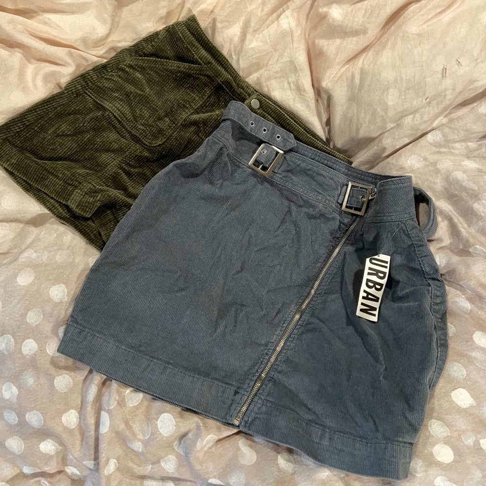 Lot of Corduroy Mini Skirt, Size L